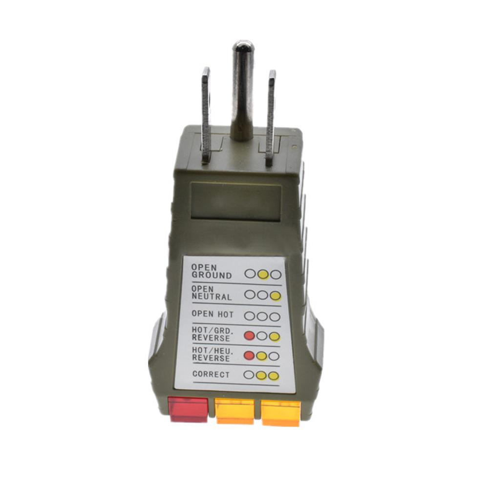 Lttoisl® 110-120V-For Standard A C Outlets Socket Tester W/GFCI check Receptacle Tester-- V7R0